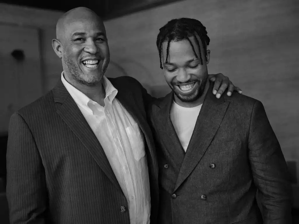 Brooks Brothers Father's Day Campaign Featuring Knicks Player Jalen Brunson and His Father