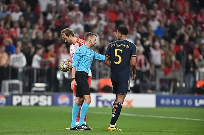 Champions League: Kane brushes off Bellingham penalty mind games Bayern Real Madrid clash