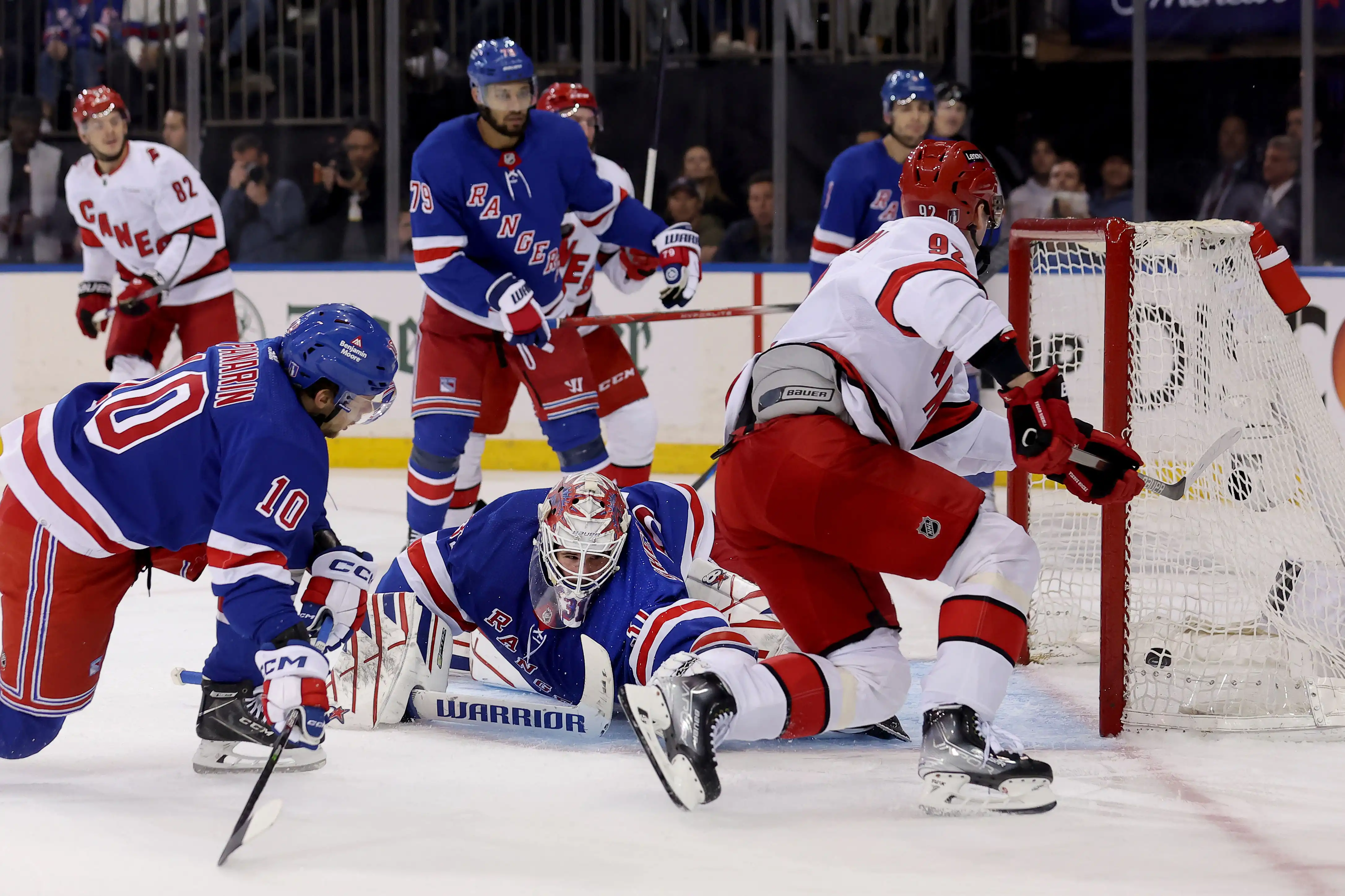 Fans react to NY Rangers' third-period collapse in Game 5 loss to Carolina Hurricanes