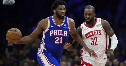 Joel Embiid scores 41 points in return from knee injury, leads 76ers past Rockets 124-115