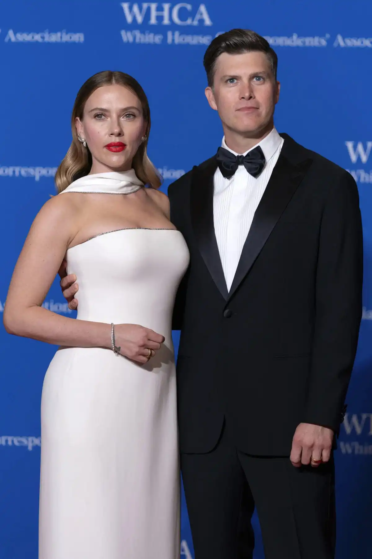 Colin Jost jokes about relationship with Scarlett Johansson at White House Correspondents' Dinner