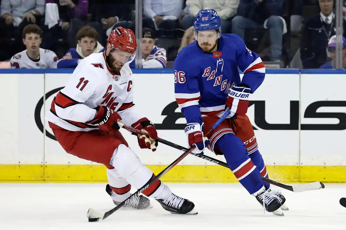 Hurricanes rally to beat Rangers 4-1 in Game 5 to avoid elimination