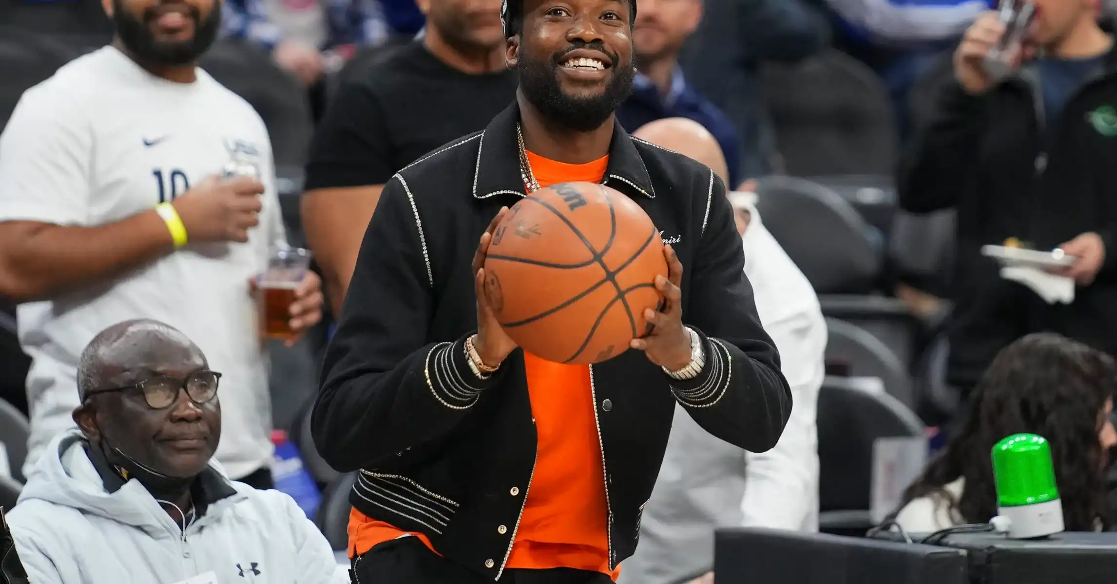 Meek Mill Defends Joel Embiid, Threatens to Attend Knicks Game After New York Fans Travel to Philadelphia