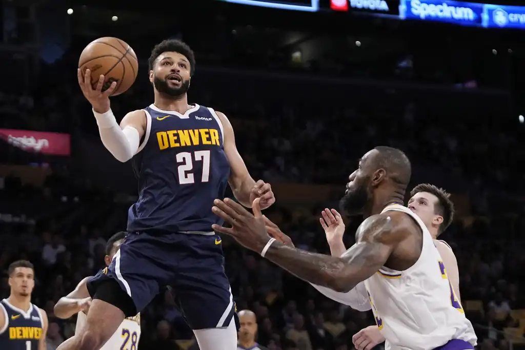 Nuggets point guard Jamal Murray status jeopardy Game 5 Lakers calf injury Sentinel Colorado