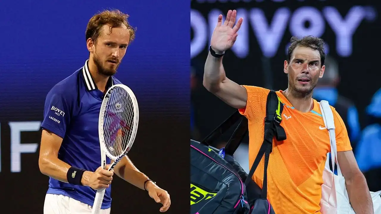 Rafael Nadal reacts to ultimate tribute from Daniil Medvedev on The SportsRush