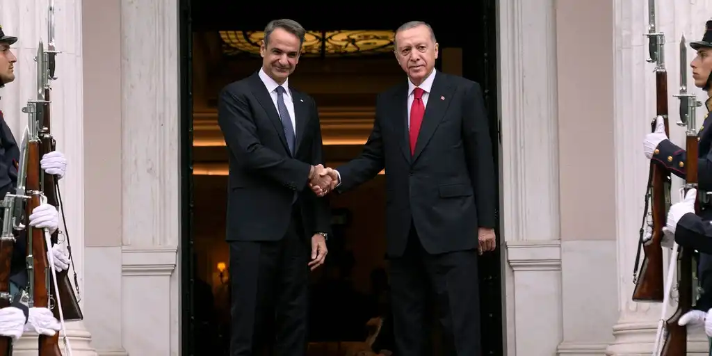 Turkey Greece leaders meet friendship initiative amid Gaza Ukraine wars