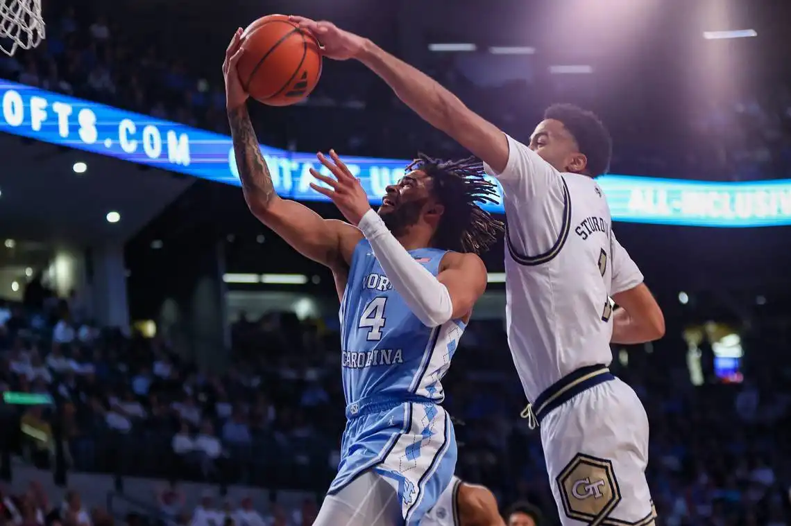 3 Takeaways from No. 3 UNC Basketball Upset at Georgia Tech: Tar Heels Suffer First ACC Loss