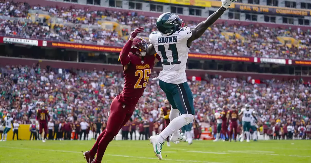 A.J. Brown Breaks NFL Record in Eagles' Victory over Commanders