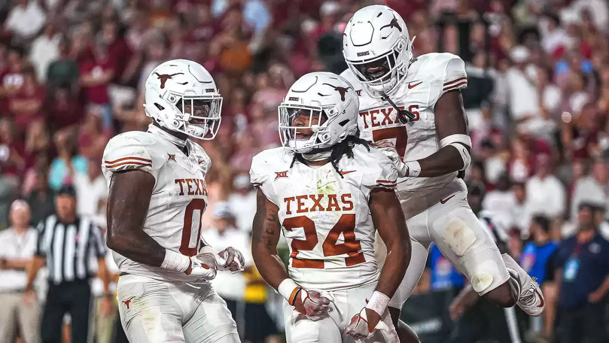 'AP Top 25 poll: Texas surges into top five, Alabama holds inside top 10 of college football rankings'