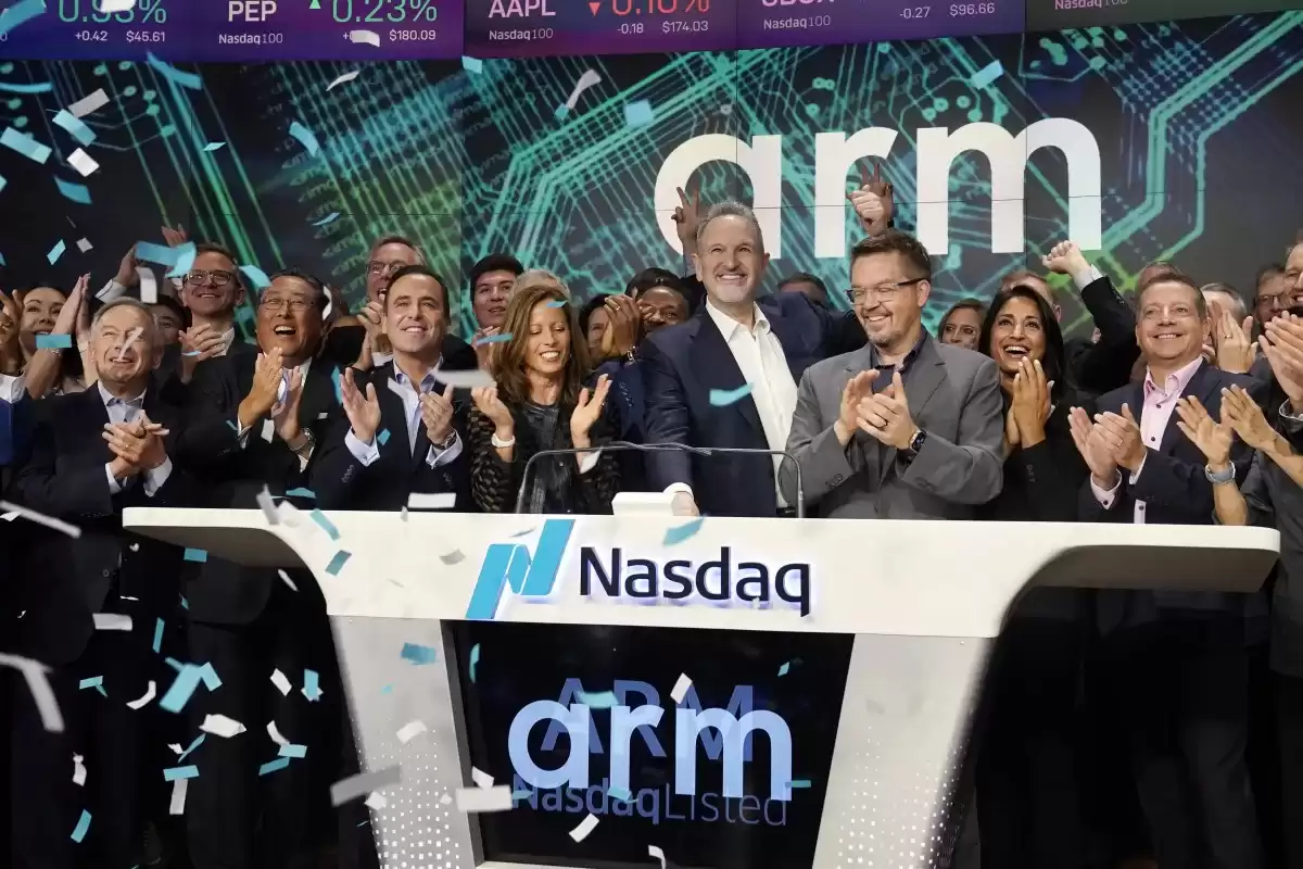 Arm stock jumps 20% highly anticipated IPO