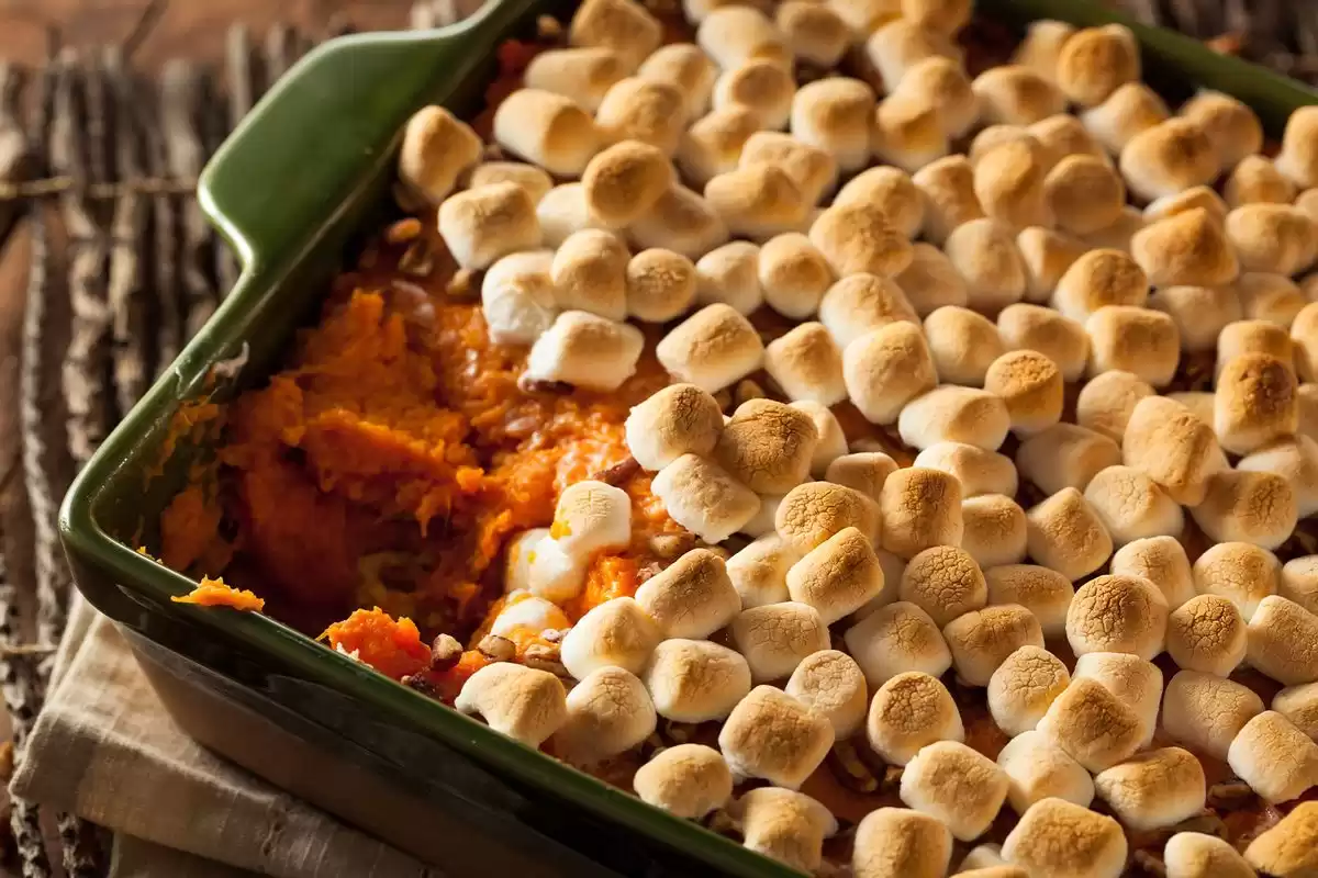 Beloved Thanksgiving sweet potato casserole with marshmallows: Why?