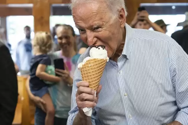 Biden celebrates his specialized knowledge on National Ice Cream Day