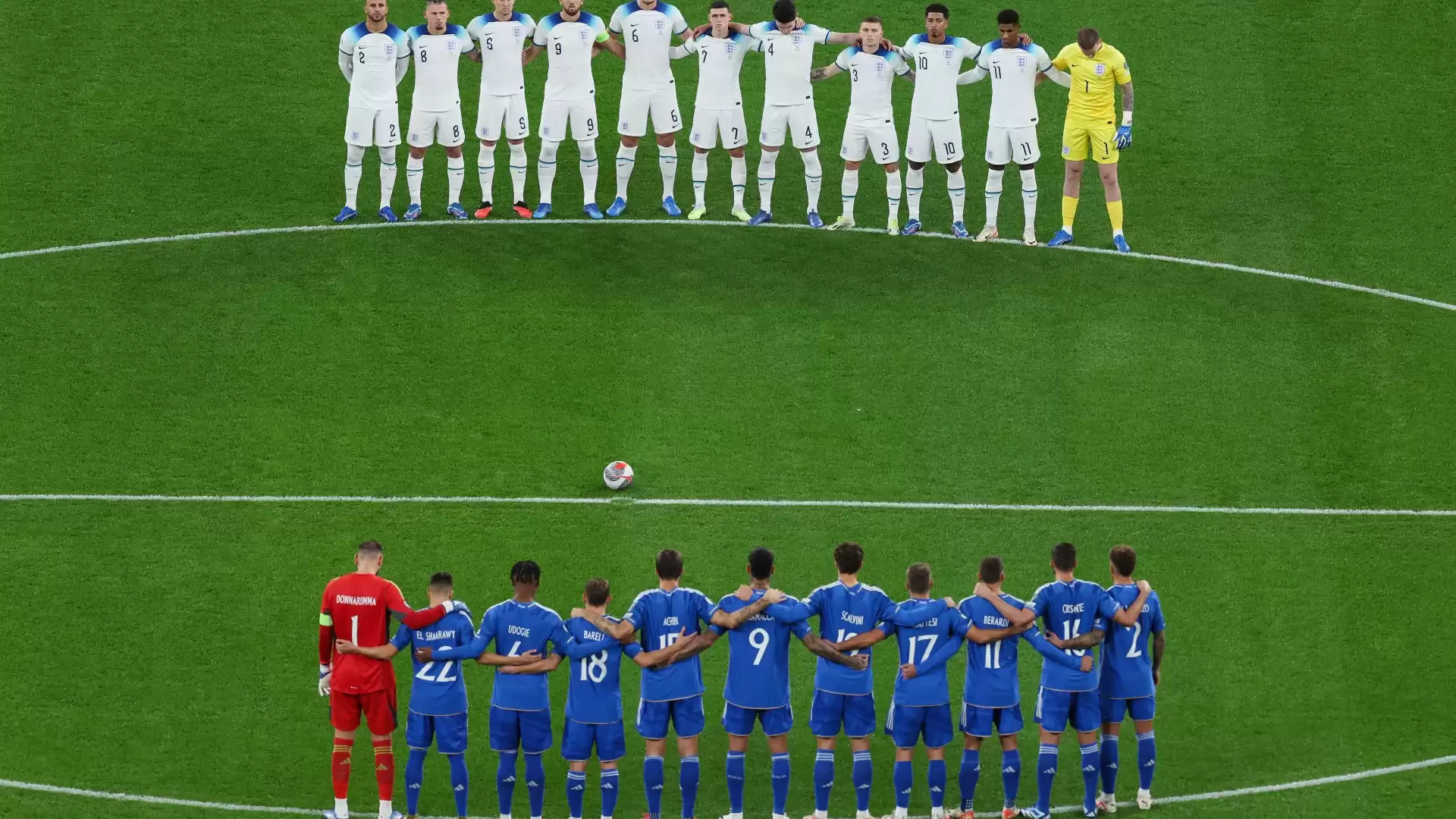 "Boos and Shouts of Free Palestine Heard During Minute's Silence at England vs Italy"