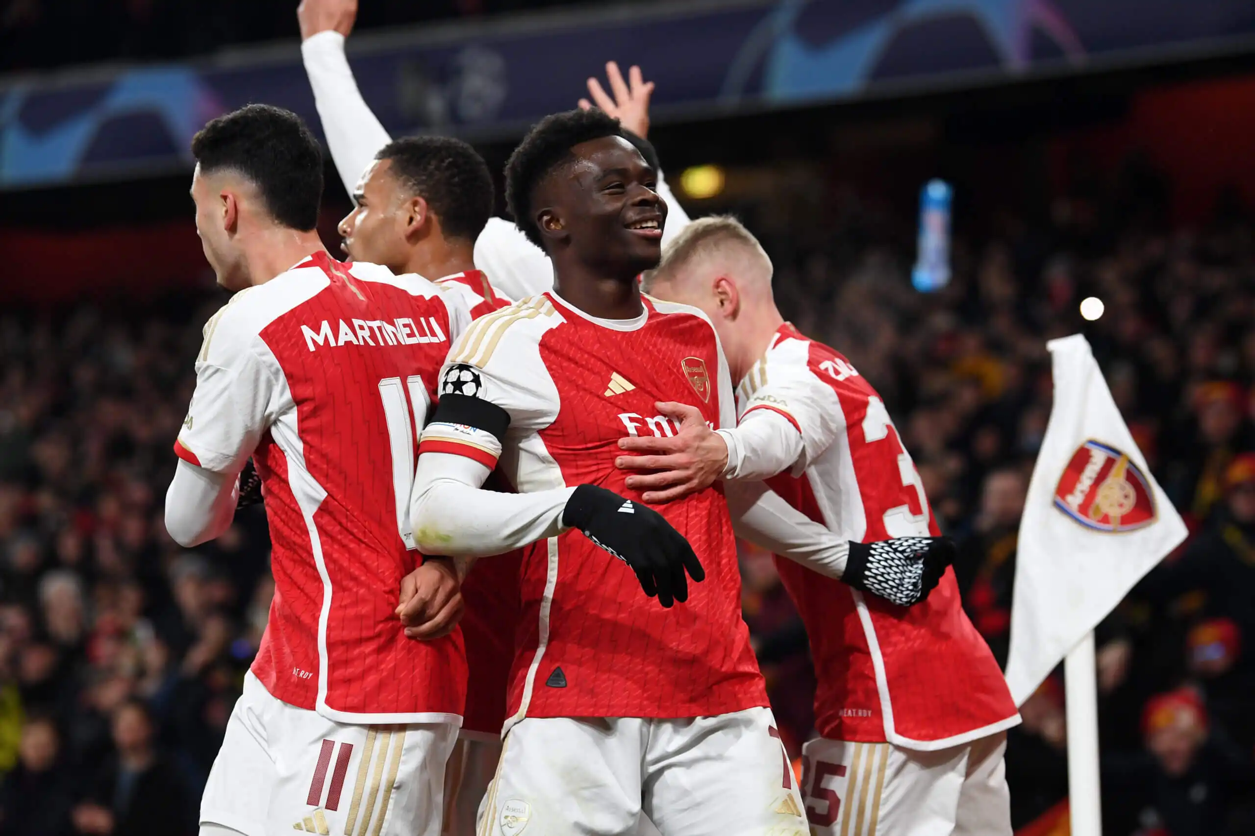 Resumen: Arsenal 6-0 Lens - Jesús remata, los cinco delanteros temen, la clasificación está asegurada