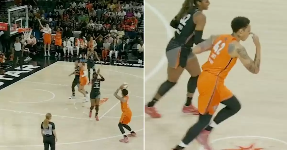 Brittney Griner offers a priceless excuse for missed shot at WNBA All-Star game.