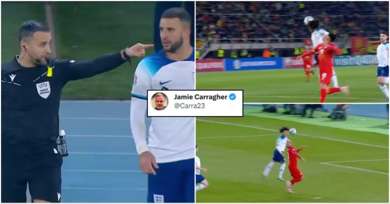 Carragher Lineker North Macedonia vs England Penalty Decision Slammed