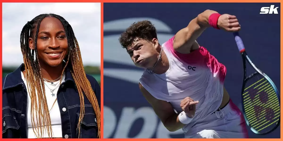 "Coco Gauff reacts as Ben Shelton breaks fastest serve record in US Open 4R clash with Tommy Paul"