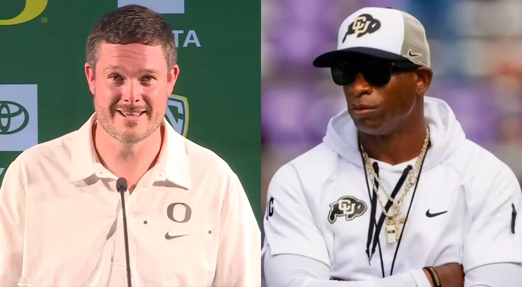 Deion Sanders Gains Ammunition for Next Week's Game vs. Oregon as Social Media Unearths Ducks Head Coach's Scathing Comments on Colorado Football Program (VIDEO)