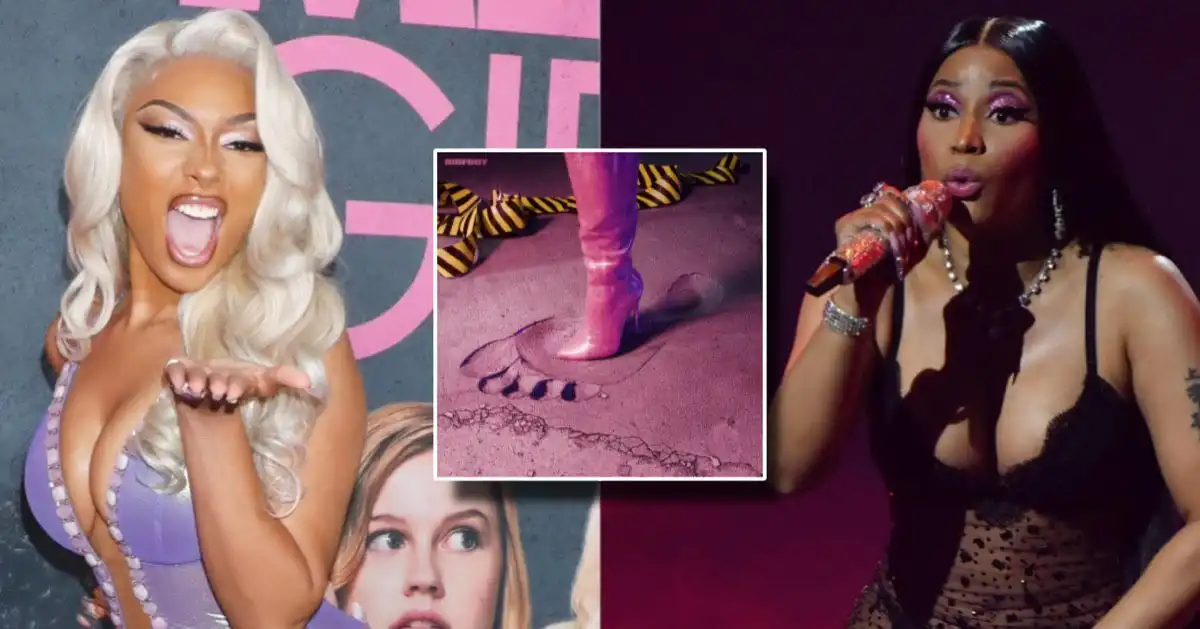 Deranged lyric Big Foot Nicki Minaj Megan Thee Stallion diss track