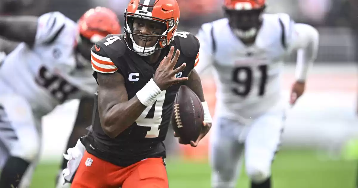 Deshaun Watson Rushes for Touchdown, Browns Dominate Joe Burrow in 24-3 Victory over Bengals