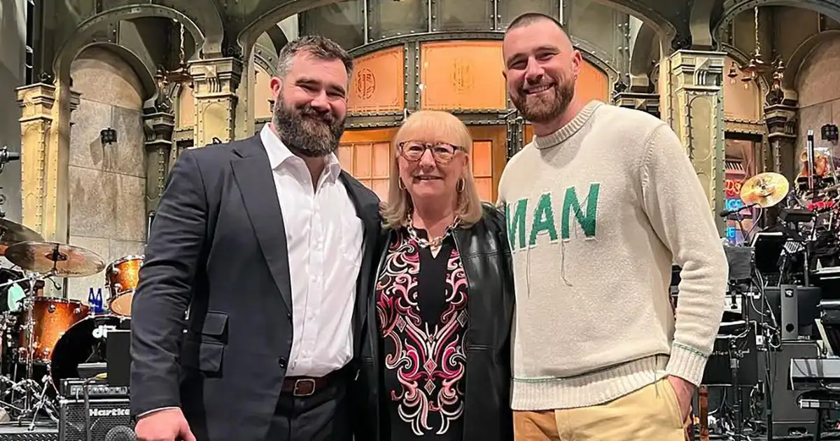 Donna Kelce Attends Eagles Game on Christmas Day with Son Jason Kelce