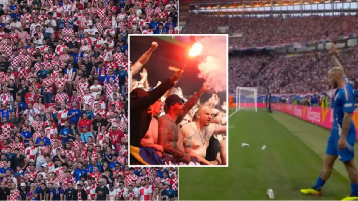 Euro 2024 fans warned of endangering players in Croatia vs Italy corner incidents