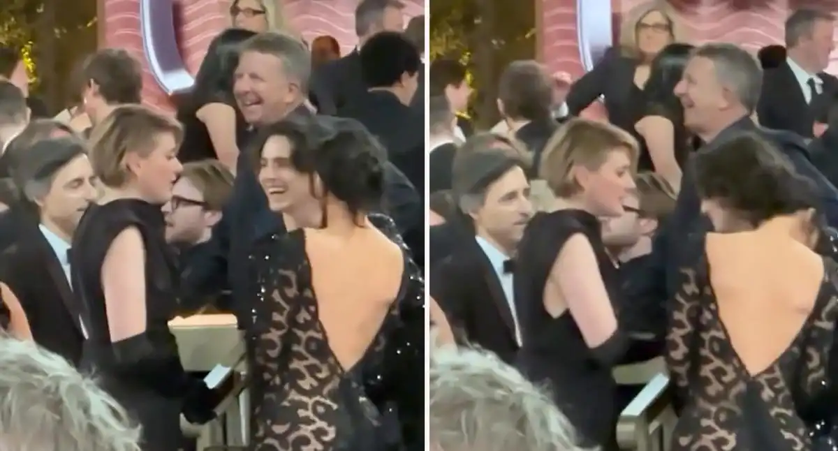 Fans Divided over Awkward AF Golden Globes Video of Kylie Jenner and Greta Gerwig