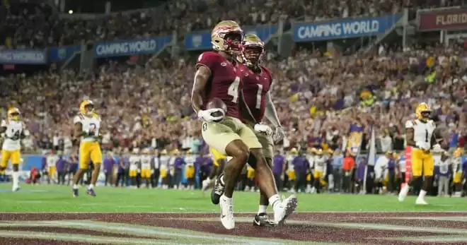 FSU Wideout Keon Coleman Impresses with Sensational Debut against No. 5 LSU