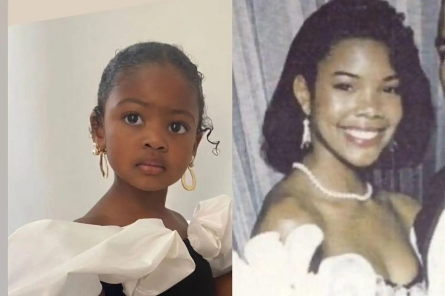 Gabrielle Union Daughter Kaavia Recreates 90s Prom Look Side-by-Side