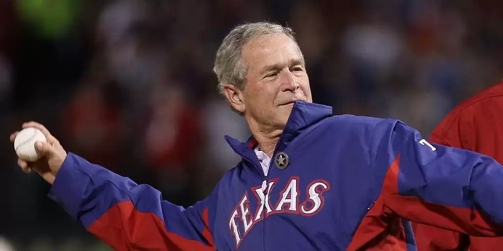 George W. Bush Throws Out Ceremonial First Pitch for World Series Game 1