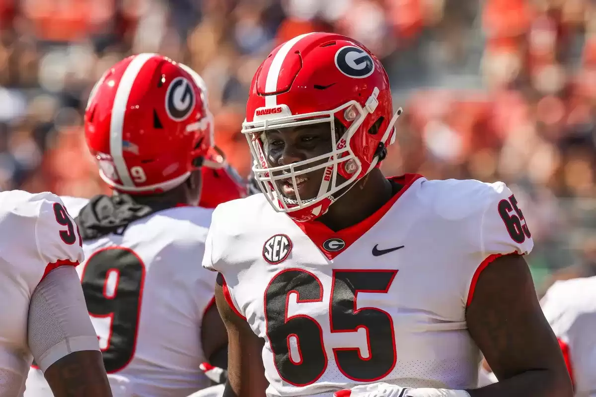 Georgia football loses offensive lineman injury South Carolina