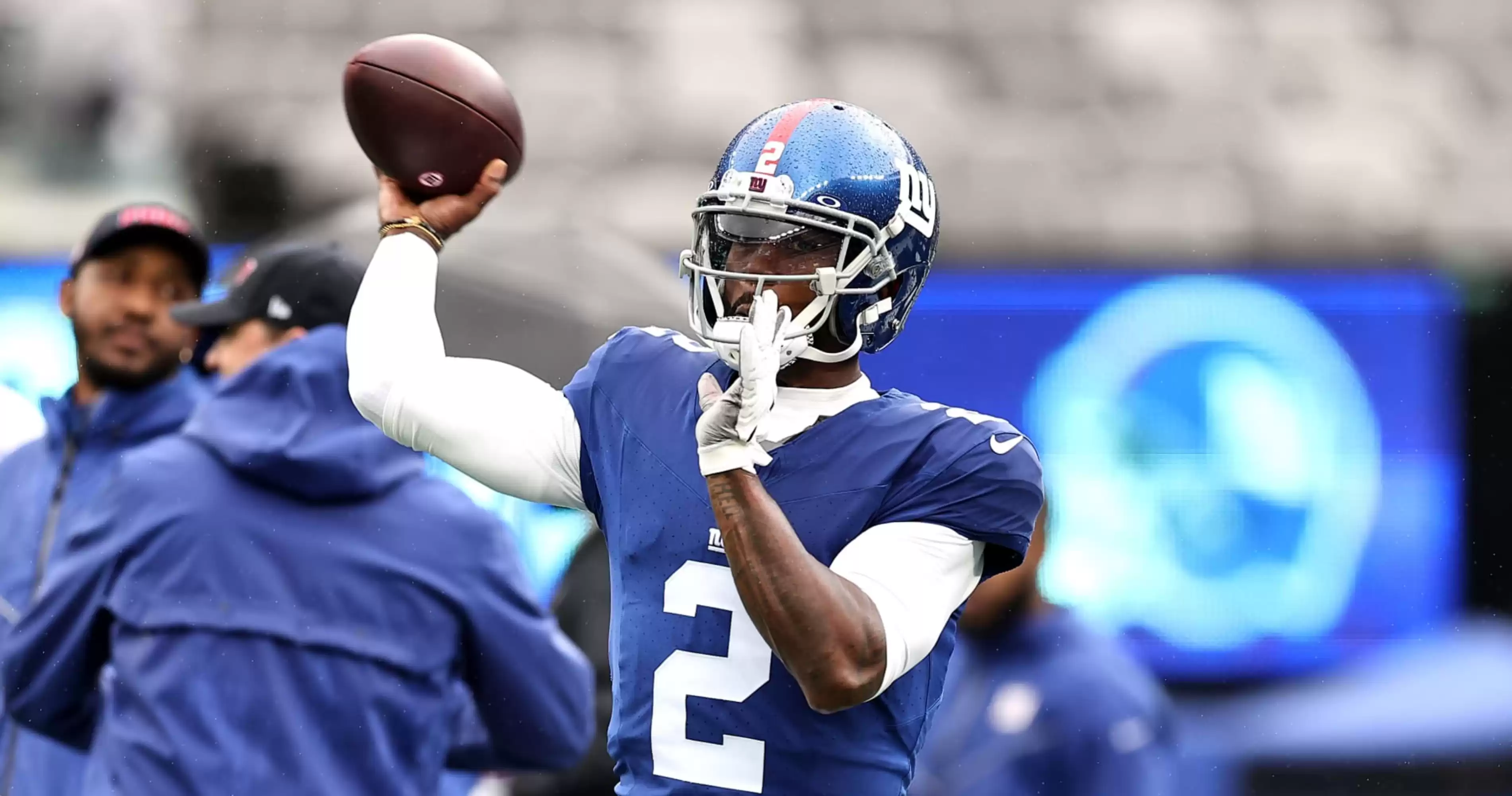 "Giants Tyrod Taylor Discharged from Hospital After Rib Injury vs Jets"