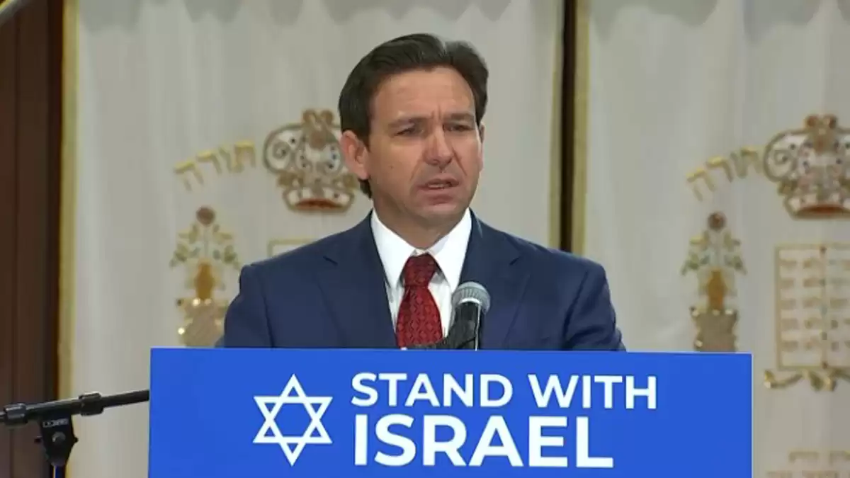 Governor Ron DeSantis welcomes Americans returning from Israel at Tampa Airport