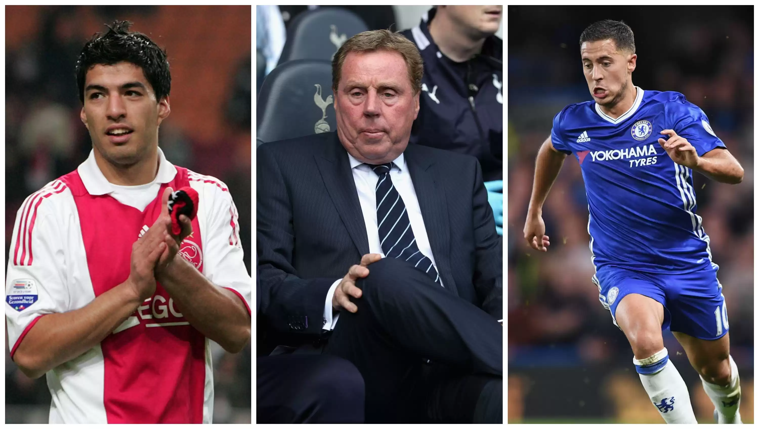 Harry Redknapp nearly signed Luis Suarez and Eden Hazard for Tottenham