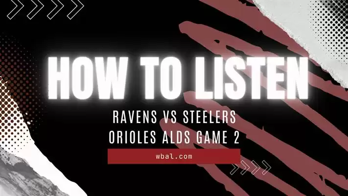 How to Listen: Ravens vs Steelers, Orioles ALDS Game 2