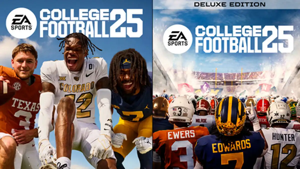 Hunter Ewers Edwards EA Sports College Football 25 covers