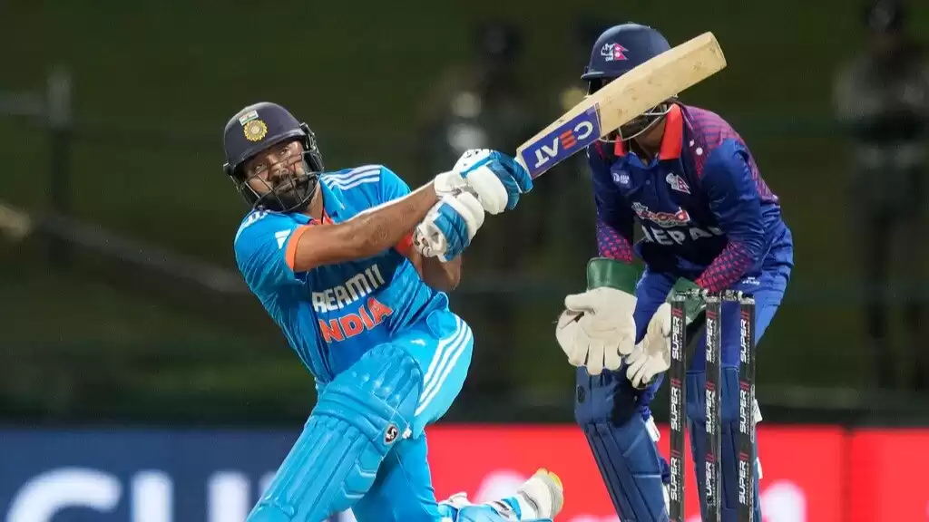India vs Nepal: Rohit Sharma breaks Asia Cup record, hits 49th ODI fifty