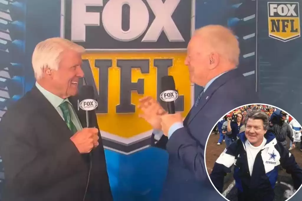 Jerry Jones announces Jimmy Johnson as Cowboys' Ring of Honor induction