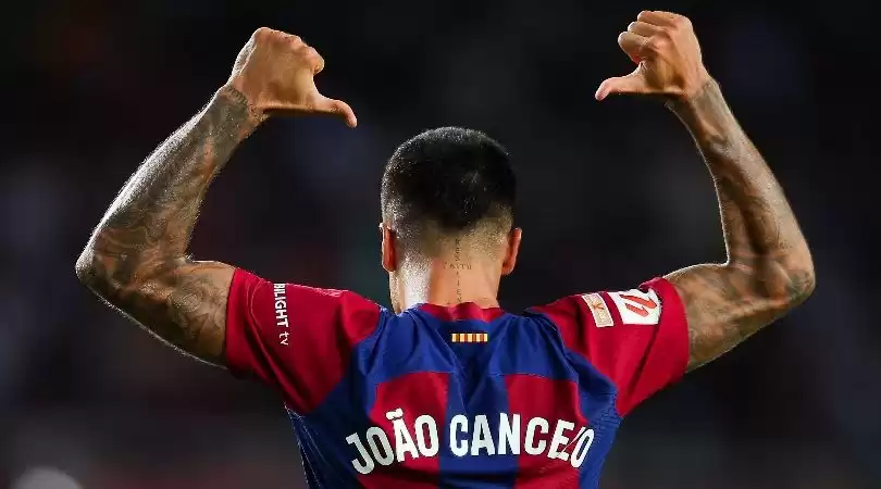 Joao Cancelo scores late winner as Barcelona scores three in final 10 minutes to defeat Celta