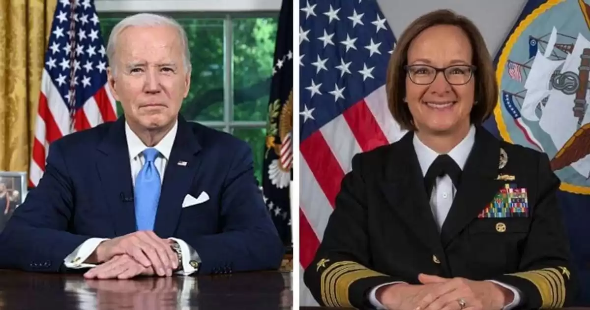 Joe Biden bypasses Pentagon to nominate Admiral Lisa Franchetti as first female head of US Navy