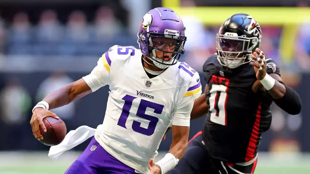 Joshua Dobbs steps in for injured Jaren Hall as Vikings' game continues