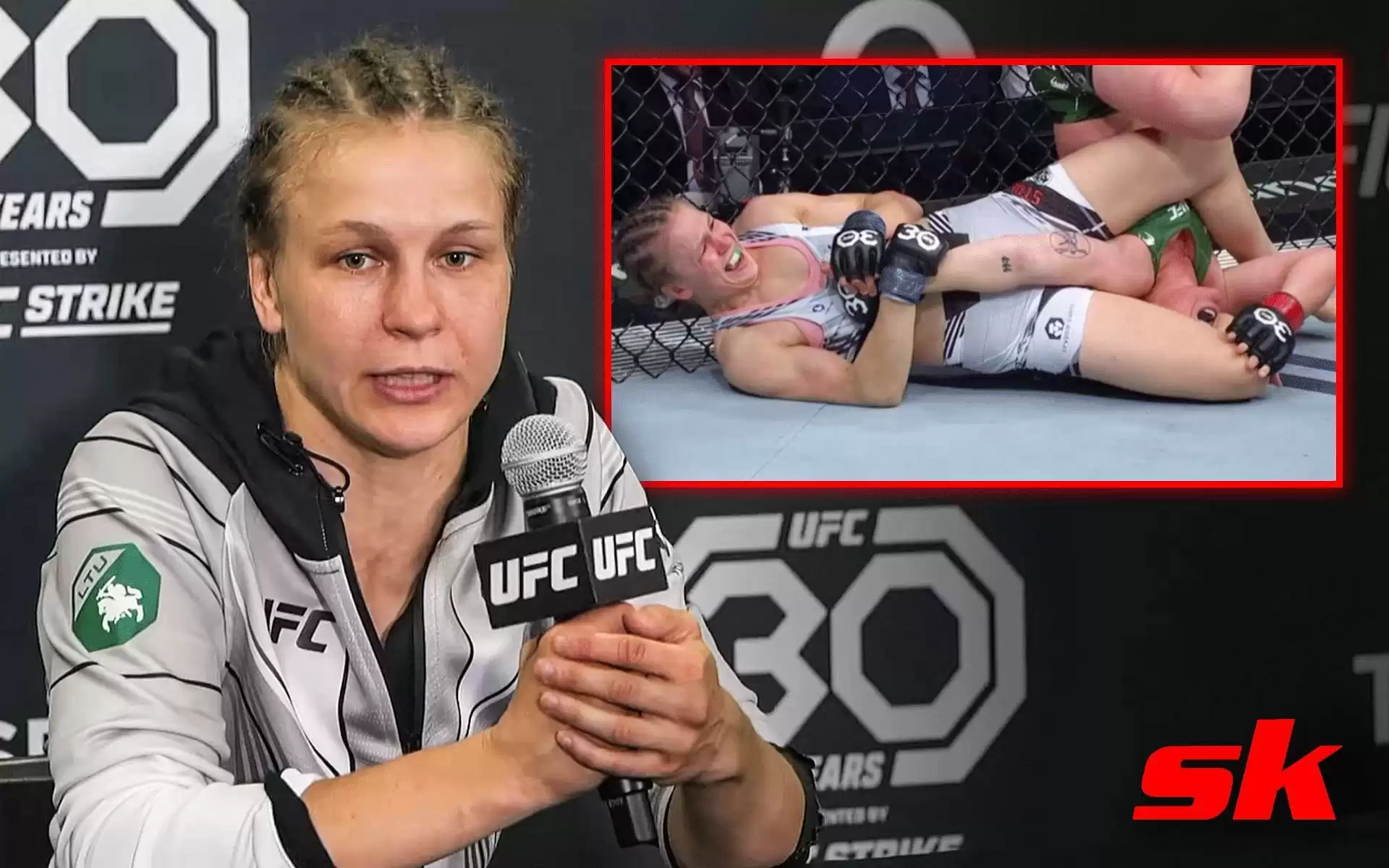 Julija Stoliarenko dismisses fan theory of Molly McCann easily succumbing to armbar defeat at UFC London
