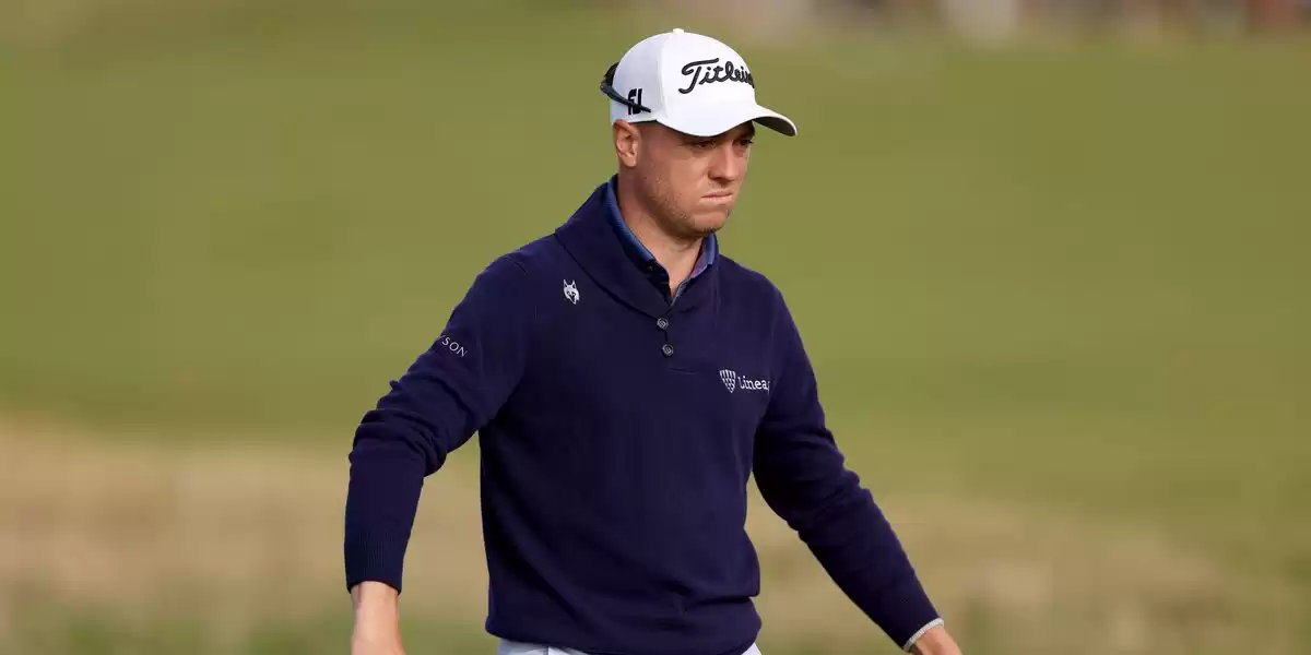 Justin Thomas' quadruple bogey at The Open Championship results in a historically woeful round