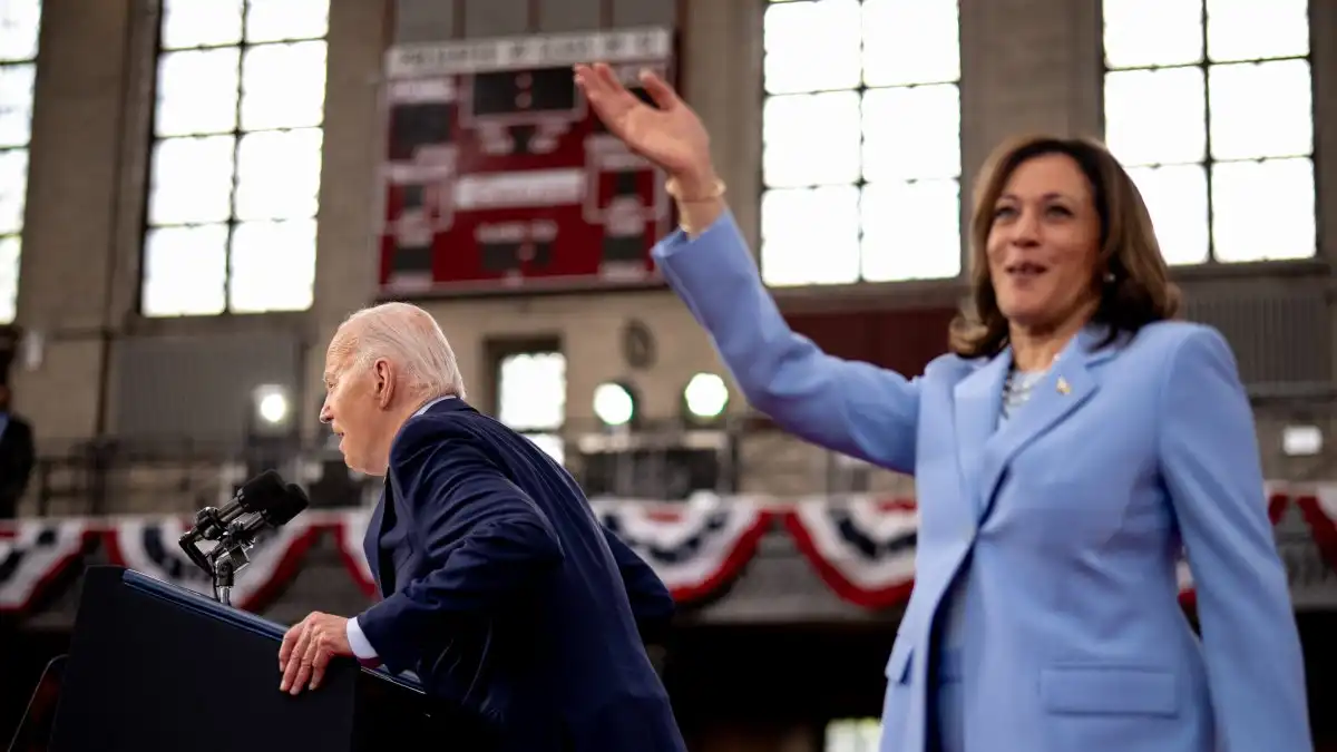 Kamala Harris acknowledges Biden slow start debate tries calm Democratic fears
