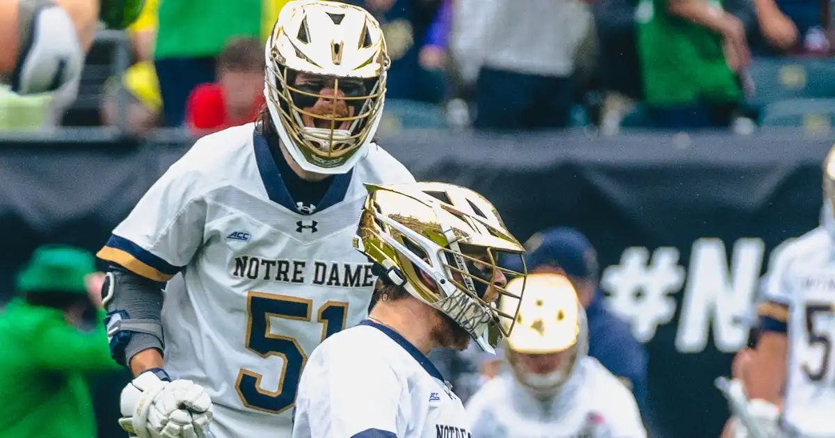 Kevin Corrigan, Kavanaugh brothers react to Notre Dame lacrosse national title