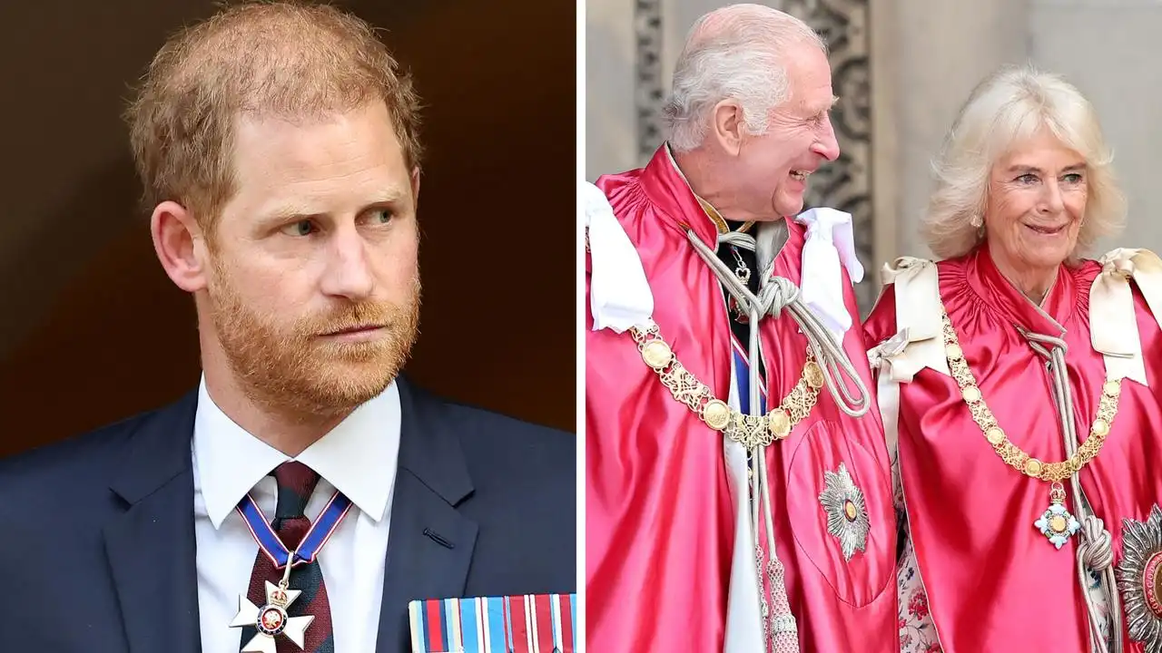 King Charles big Prince Harry snub revealed in latest picture.
