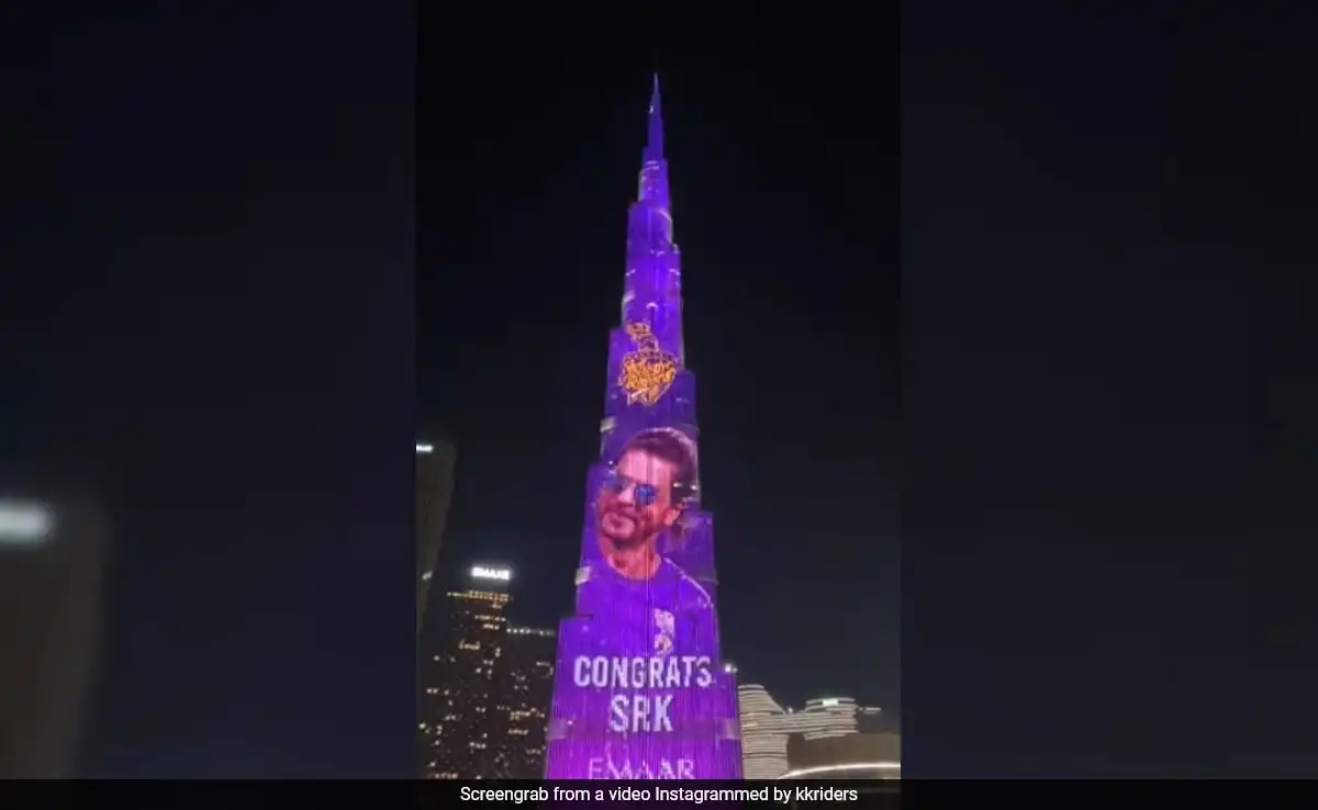 KKR Shah Rukh Khan Team Burj Khalifa Dubai Success