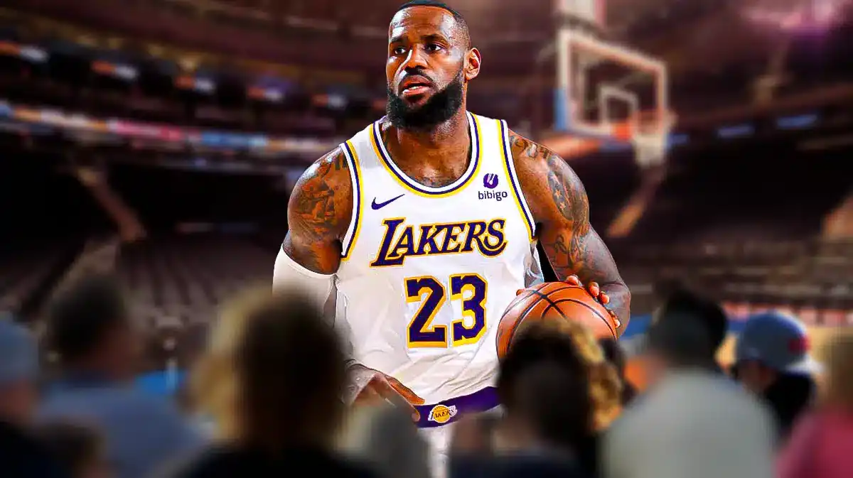 Lakers LeBron James MSG playground message Knicks fans