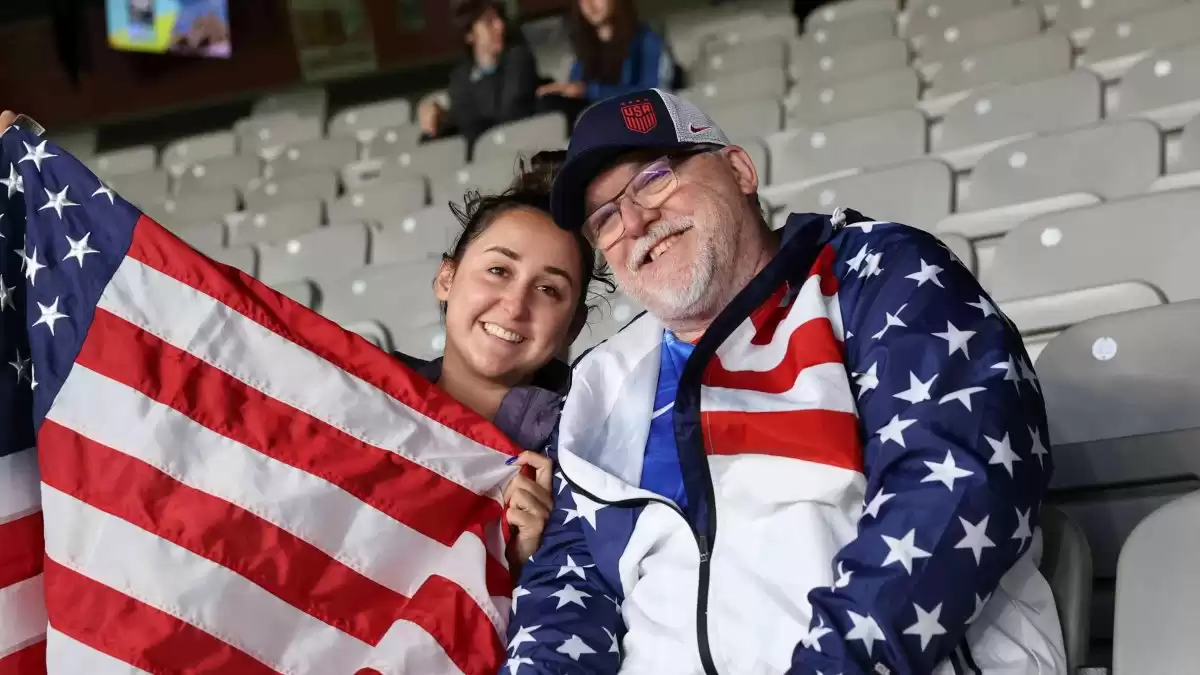 Large numbers of Americans travel to New Zealand in support of the USWNT at Women's World Cup