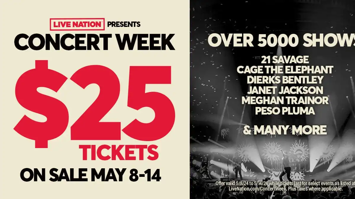 Live Nation Concert Week: Huge Nashville concerts on list of discounted shows
